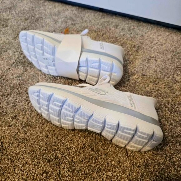Skechers Slip-ins White Sneakers Size 7 - Picture 8 of 10